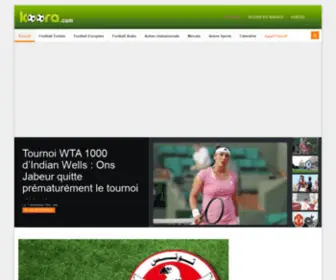 Koora.com(Accueil) Screenshot