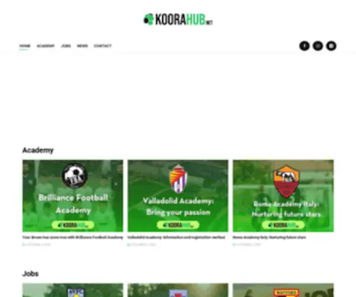 Koorahub.net(Academy edit post Genova International Football Academy) Screenshot