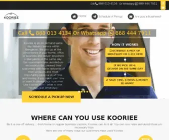 Kooriee.com(Same Day Delivery Experts) Screenshot