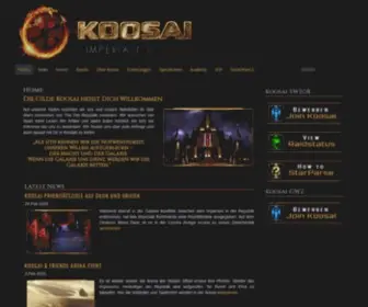 Koosai-Swtor.de(Homepage der Gilde Koosai) Screenshot