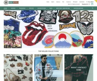 Koostyle.co.uk(Largest embroidered patches collection in UK #koostyle) Screenshot