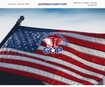 Kootenaigop.org(Kootenai County GOP) Screenshot