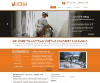 Kootenaycutting.ca(Kootenay Cutting Concrete & Scanning) Screenshot