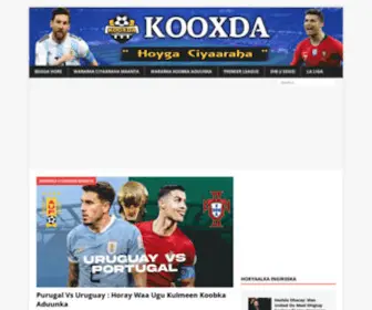 KooxDa.com(Hoyga Wararka Ciyaaraha) Screenshot