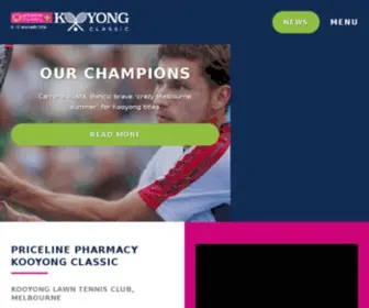 Kooyongclassic.com.au(The Kooyong Classic) Screenshot