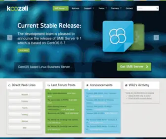 Koozali.com(SME Server) Screenshot