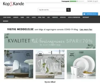 Kop-Kande.dk(Kop & Kande) Screenshot