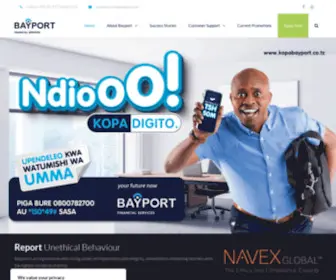 Kopabayport.co.tz(Bayport Tanzania) Screenshot