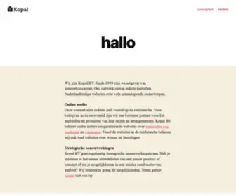 Kopal.nl(Hallo) Screenshot