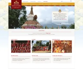 Kopanmonastery.com(Kopan Monastery) Screenshot