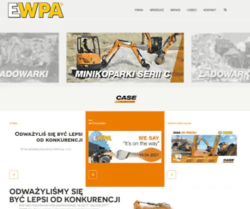 Koparki.pl(Maszyny budowlane EWPA) Screenshot