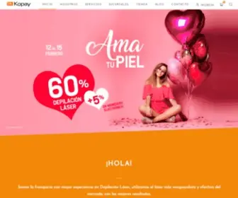 Kopay.com.mx(Depilación Láser y Belleza) Screenshot