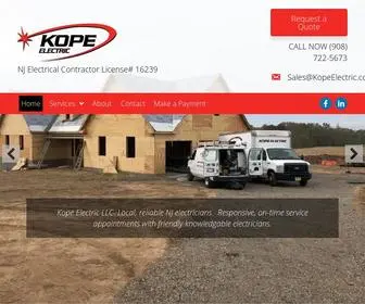 Kopeelectric.com(Kope Electric) Screenshot