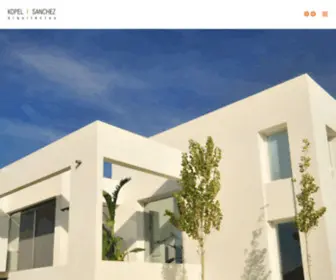 Kopelsanchez.com(SANCHEZ Arquitectos) Screenshot