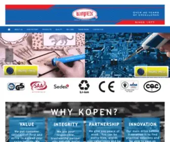 Kopen.com(Kopen Electrical Co) Screenshot