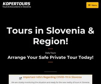 Kopertours.eu(Koper Shore Excursions and Slovenia Private Day Tours) Screenshot