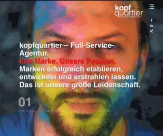 KopfQuartier.de(Kopfquartier GmbH) Screenshot