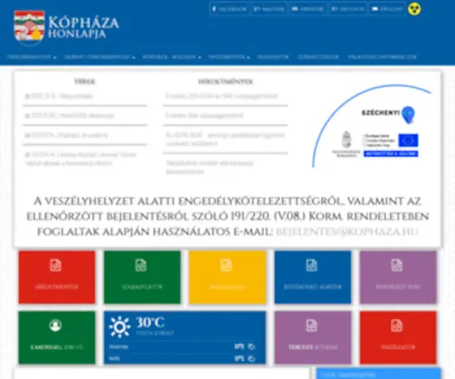 Kophaza.hu(Kópháza) Screenshot