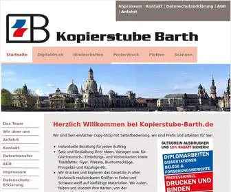 Kopierstube-Barth.de(Kopierstube Barth Dresden) Screenshot