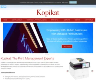 Kopikat.ie(Managed Print Service) Screenshot