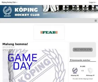 Kopinghockey.se(Köping) Screenshot