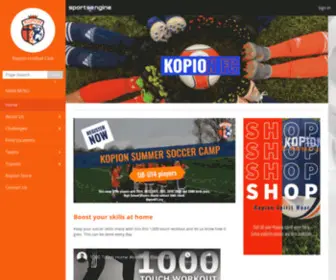 Kopionfc.org(Kopion Football Club) Screenshot