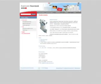 Kopirovani-Havranek.cz(Kopirovani Havranek) Screenshot