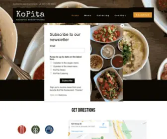 Kopitarestaurants.com(KoPita Vegan & KoPita Meat) Screenshot