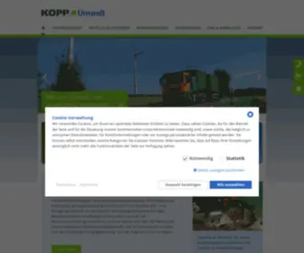 Kopp-Umwelt.de(KOPP Umwelt) Screenshot