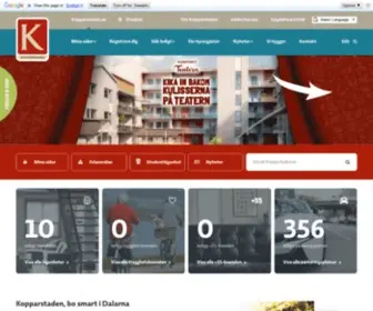 Kopparstaden.se(Lägenheter & hyresrätter i Falun) Screenshot