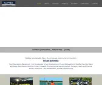 Koppens.com.au(Koppen Construction) Screenshot