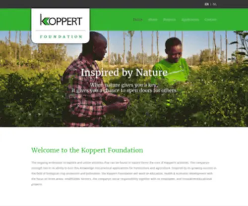 Koppertfoundation.org(Koppert Foundation) Screenshot