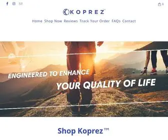 Koprez.com(Get Your Compression Gear & Experience a Pain) Screenshot