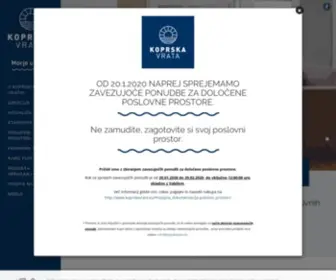 Koprskavrata.eu(Koprska vrata) Screenshot