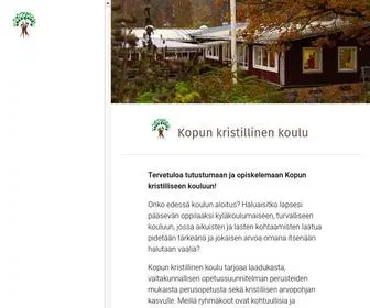 Kopunkoulu.fi(Kopun koulu) Screenshot