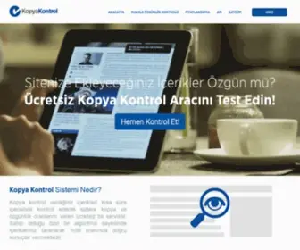 Kopyakontrol.com(Kopya Kontrol) Screenshot