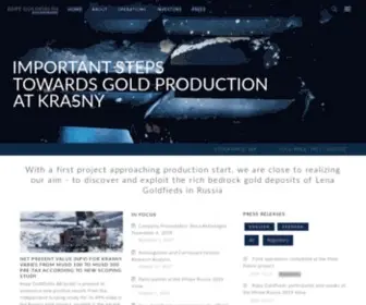 Kopygoldfields.com(Our projects neighbor the world's largest gold deposit) Screenshot