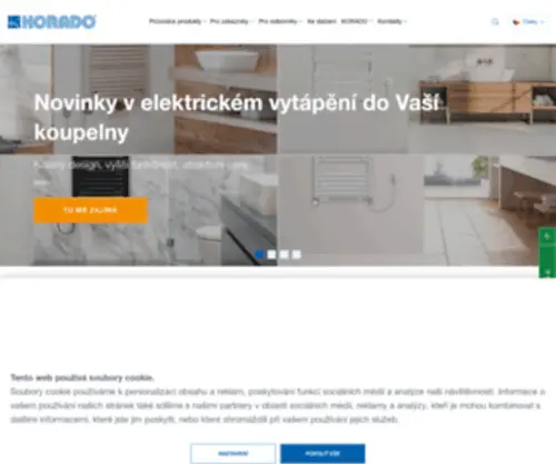 Korado.cz(Kvalitní vytápění více než 55 let) Screenshot