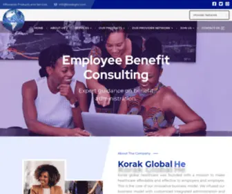 Korakghc.com(Korak Global Healthcare) Screenshot