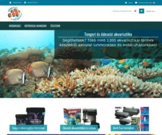 Korallosakvarium.hu(Korallosakvárium) Screenshot