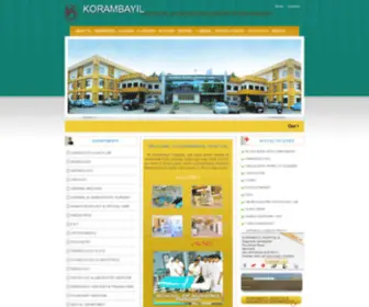 Korambayilhospital.com(Korambayil hospital) Screenshot