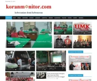 Koranmonitor.com(Koran Monitor) Screenshot