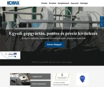 Korax.hu(Lézervágás) Screenshot