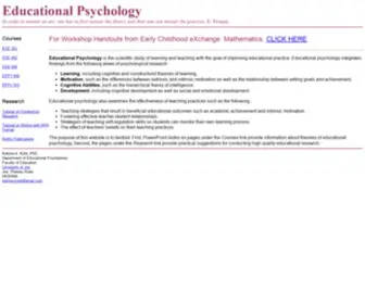 Korbedpsych.com(Educational Psychology) Screenshot