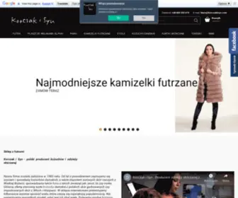 Korczakisyn.com(Sklep z futrami) Screenshot