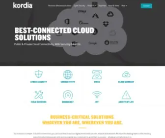 Kordia.co.nz(Kordia Group) Screenshot