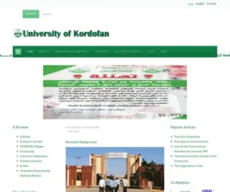 Kordofan.edu.sd(جامعة كردفان) Screenshot