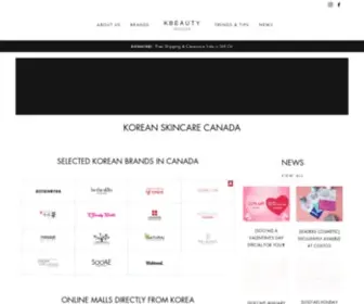 Koreabeauty.ca(Korean Skincare Canada) Screenshot