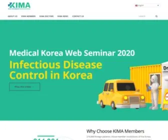 Koreahealthtour.co.kr(Korea International Medical Association) Screenshot