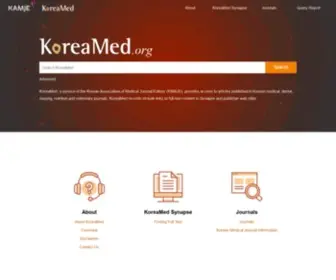 Koreamed.or.kr(Basic Search) Screenshot